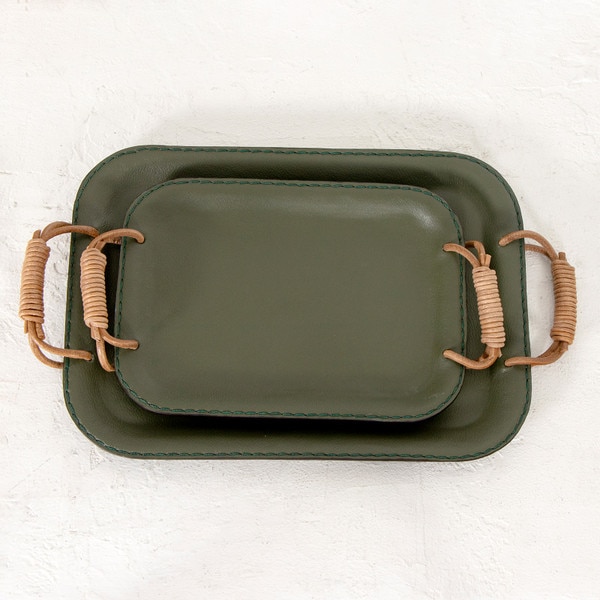 Leather Tray Set Macro 3